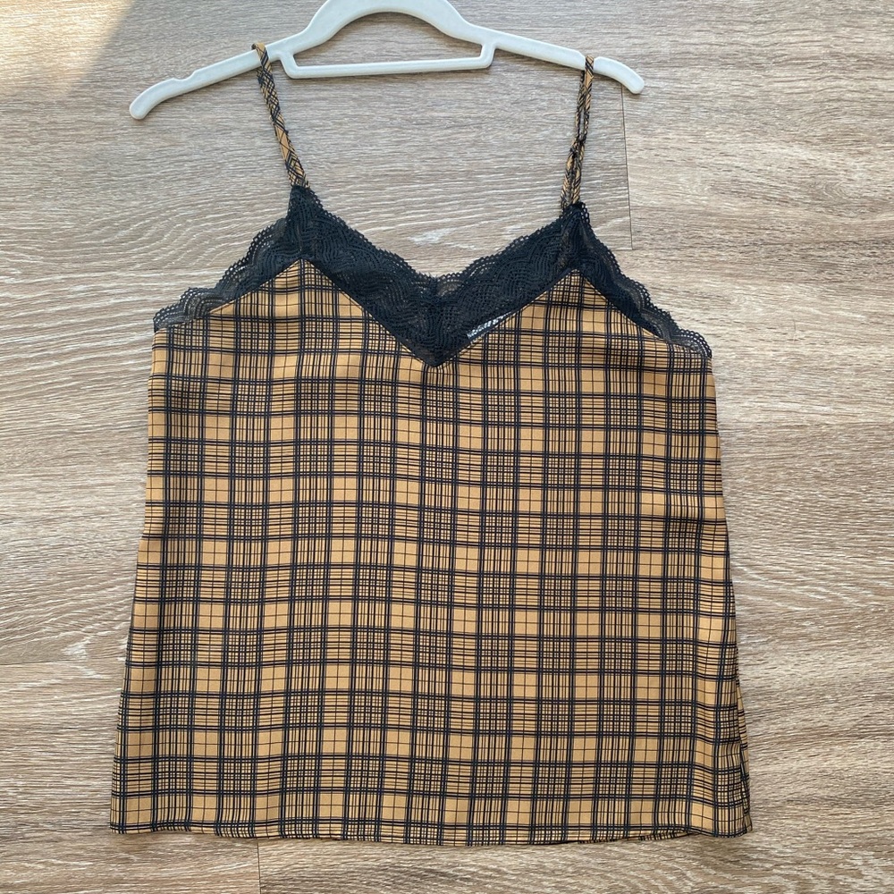 Gold and Black Camisole by Allison Joy
